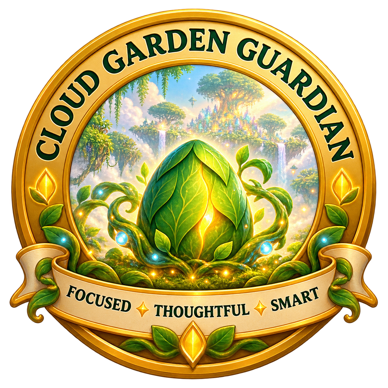 Cloud Garden Guardian Badge